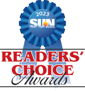 reader's Choice Logo blue ribbon for 2023