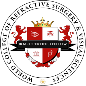 World College of Refractive Surgery visual sciences Shield